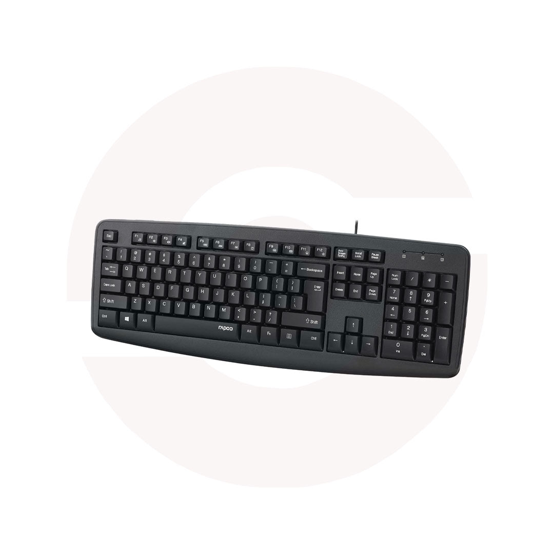 Rapoo Keyboard NK2600 USB Wired Spill Resistant Rapoo Keyboard NK2600 USB Wired Spill Resistant